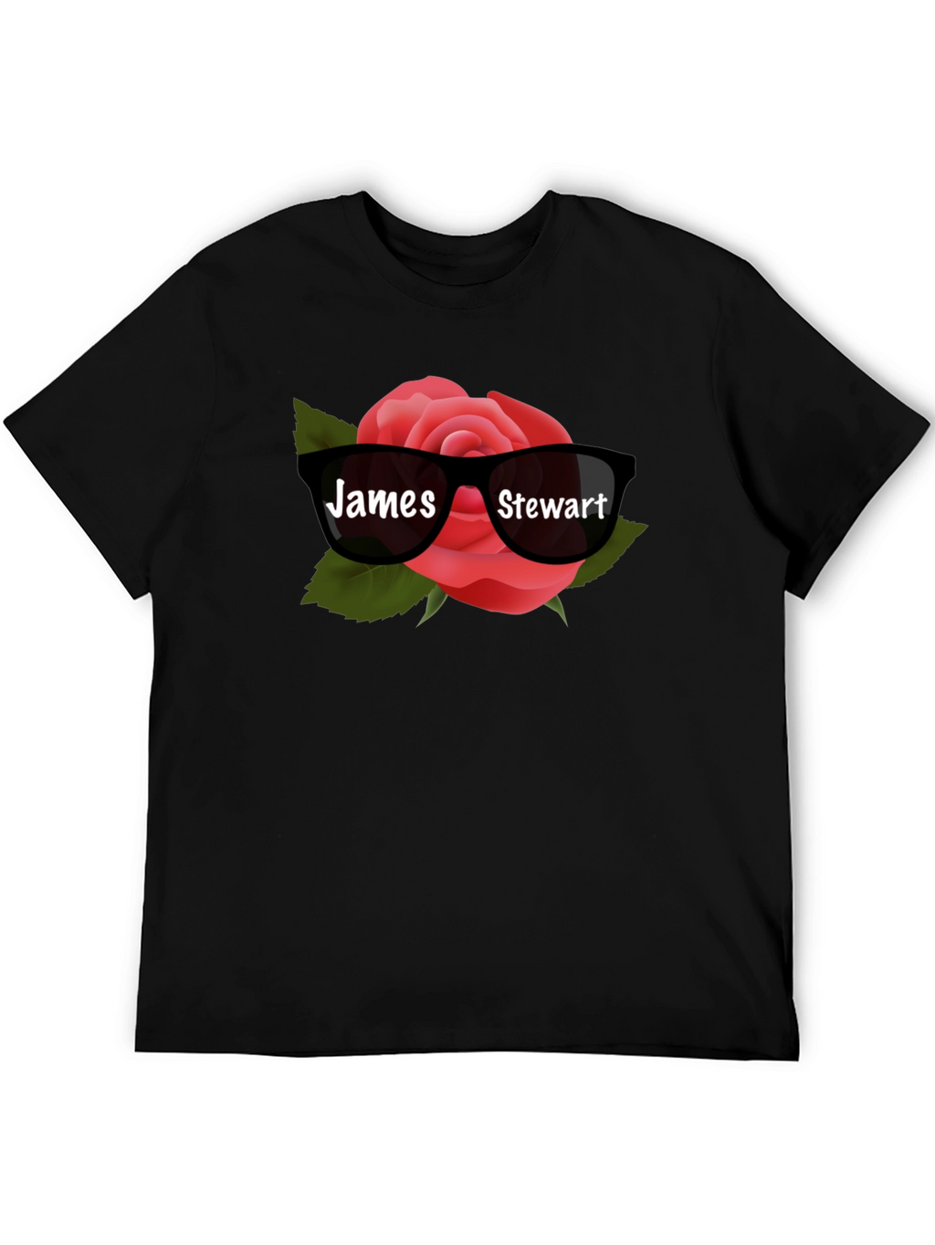 James Stewart Rose Sunglasses Graphic Tee