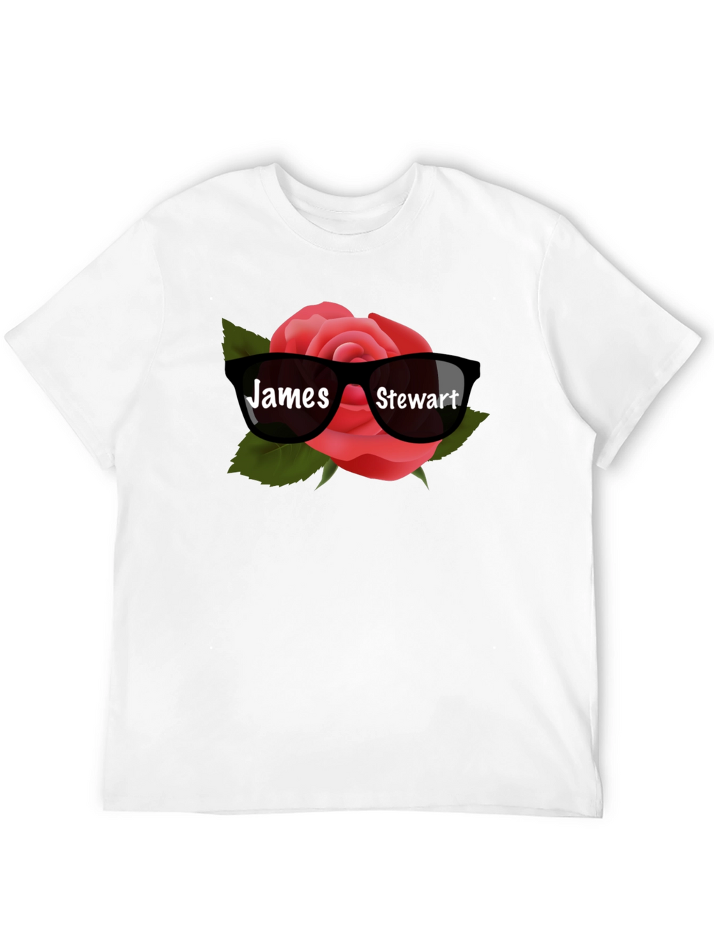 James Stewart Rose Sunglasses Graphic Tee