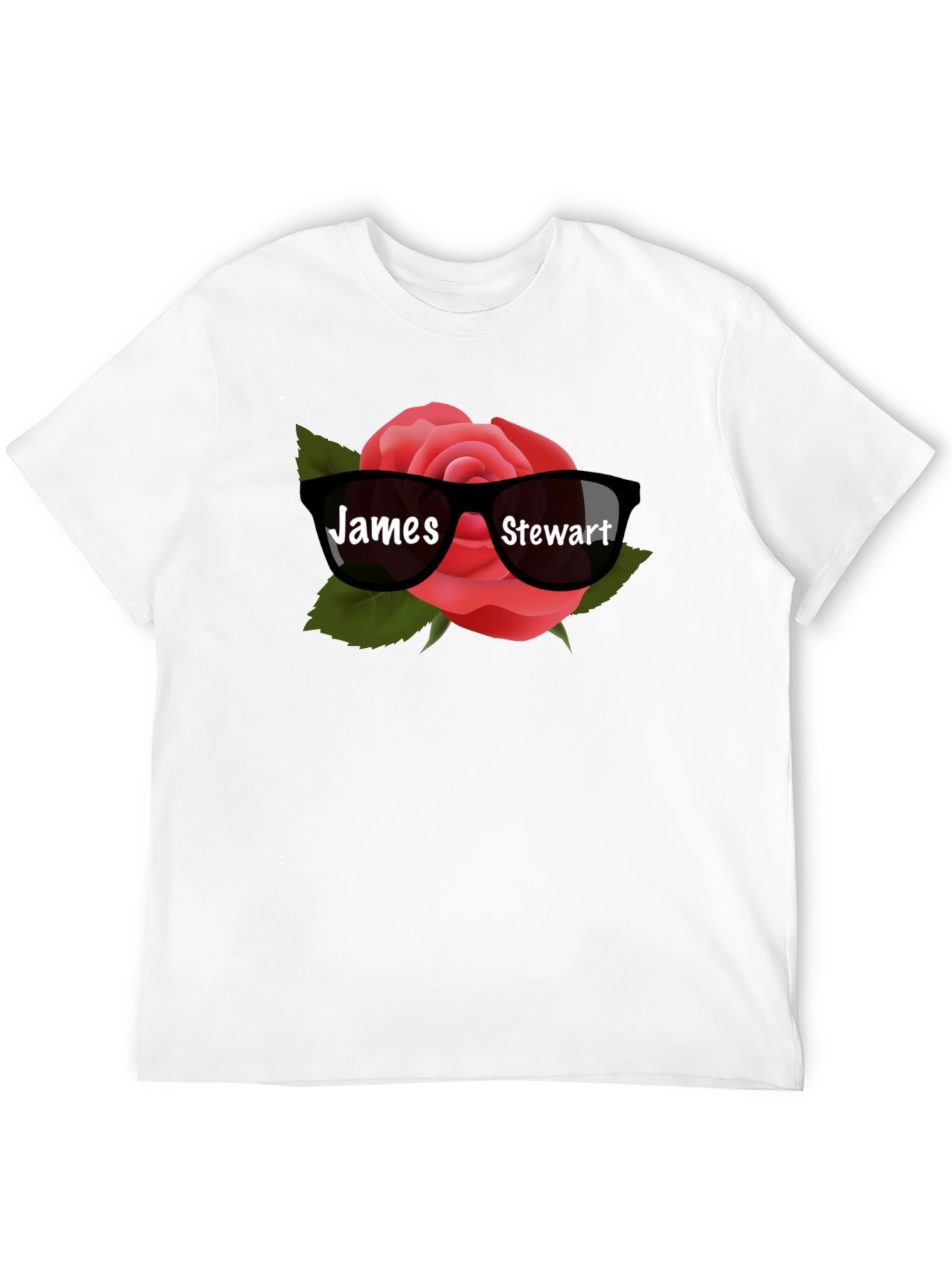 James Stewart Rose Sunglasses Graphic Tee