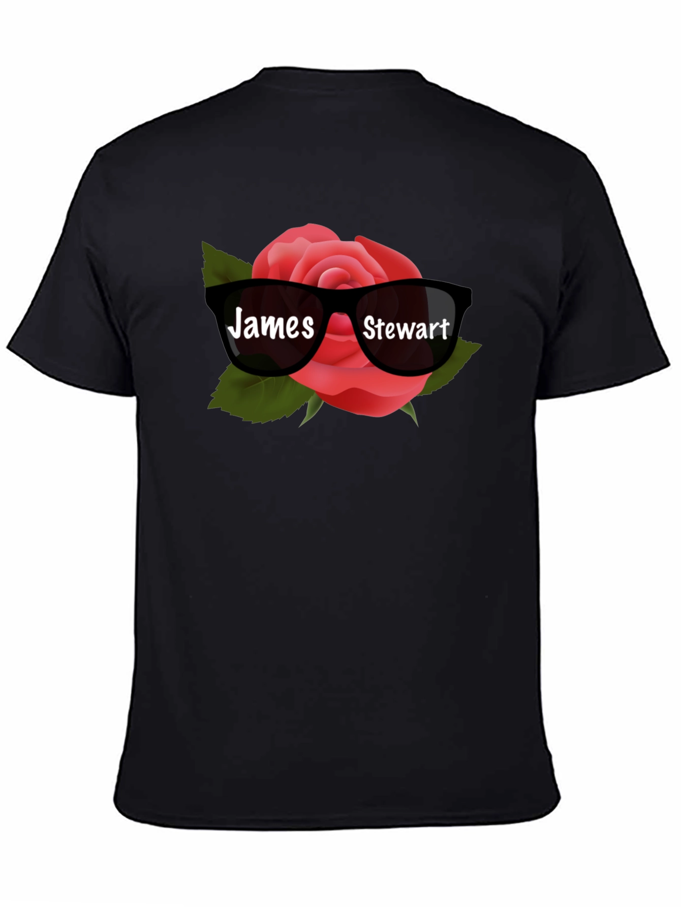 James Stewart Rose Sunglasses Graphic Tee