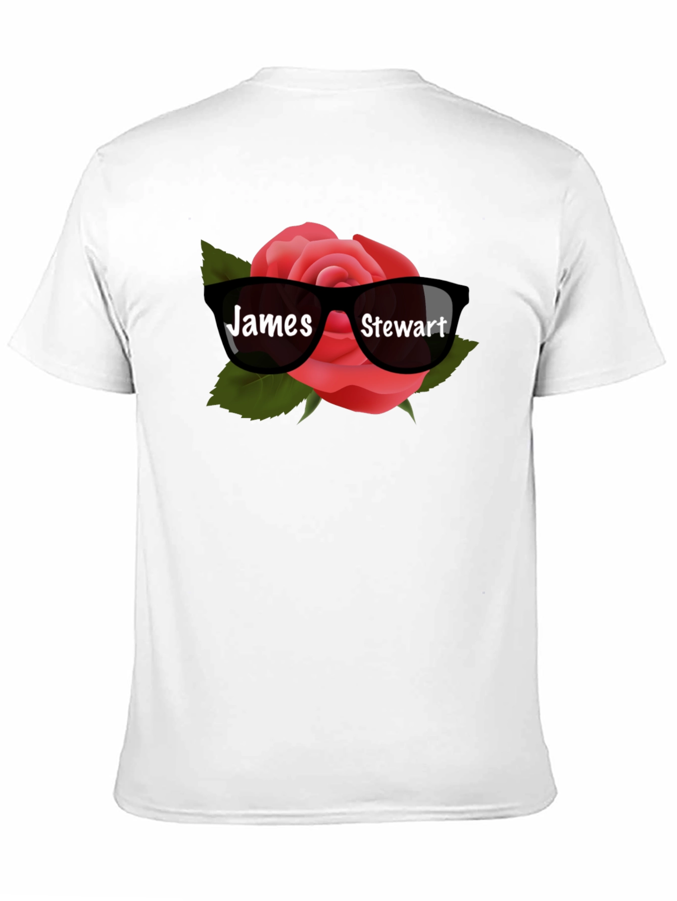 James Stewart Rose Sunglasses Graphic Tee