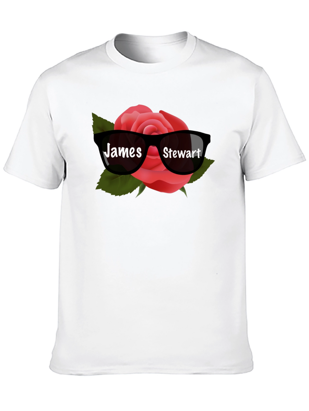 James Stewart Rose Sunglasses Graphic Tee