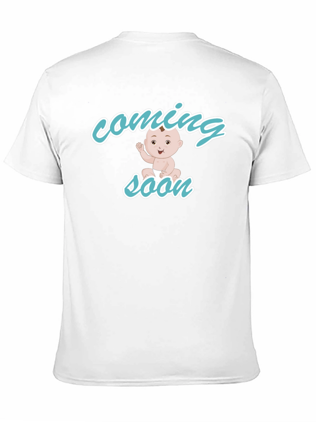 Baby Coming Soon Black T-Shirt