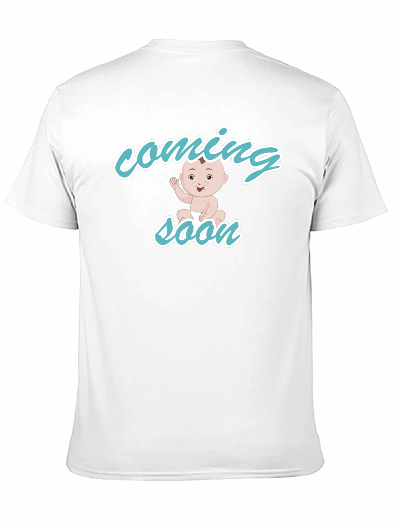 Baby Coming Soon Black T-Shirt