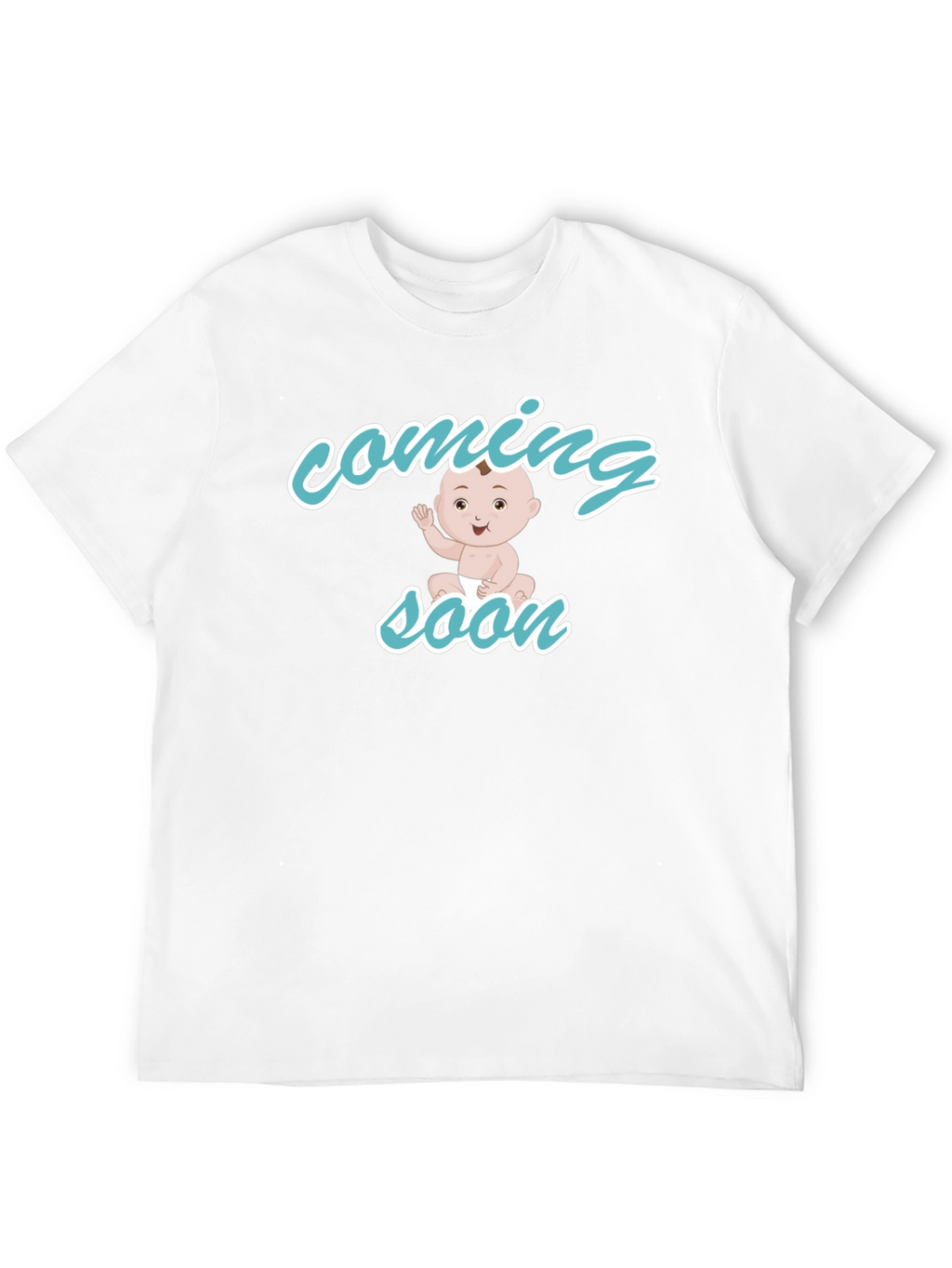 Baby Coming Soon Black T-Shirt