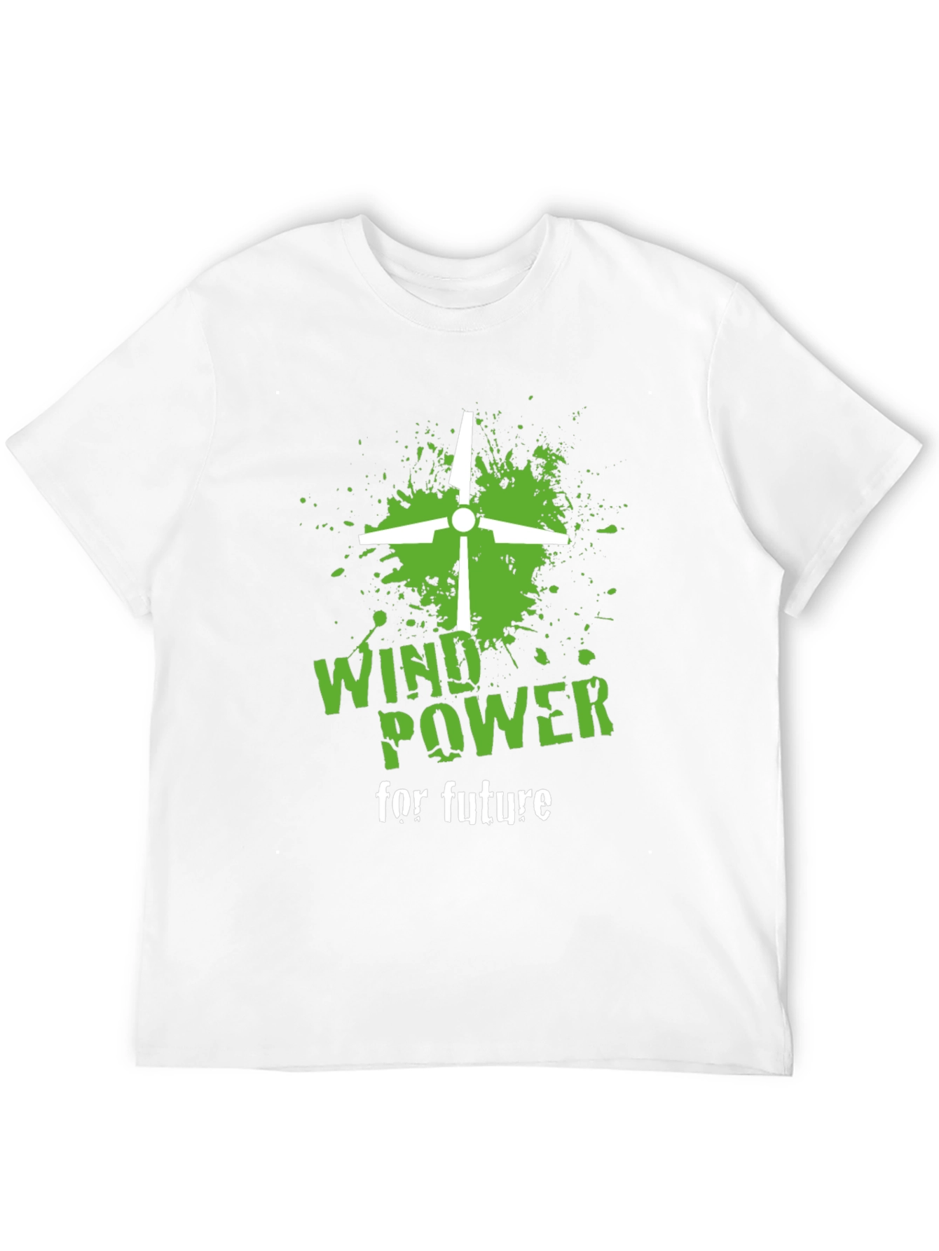 Wind Power T-Shirt Eco-Friendly Design