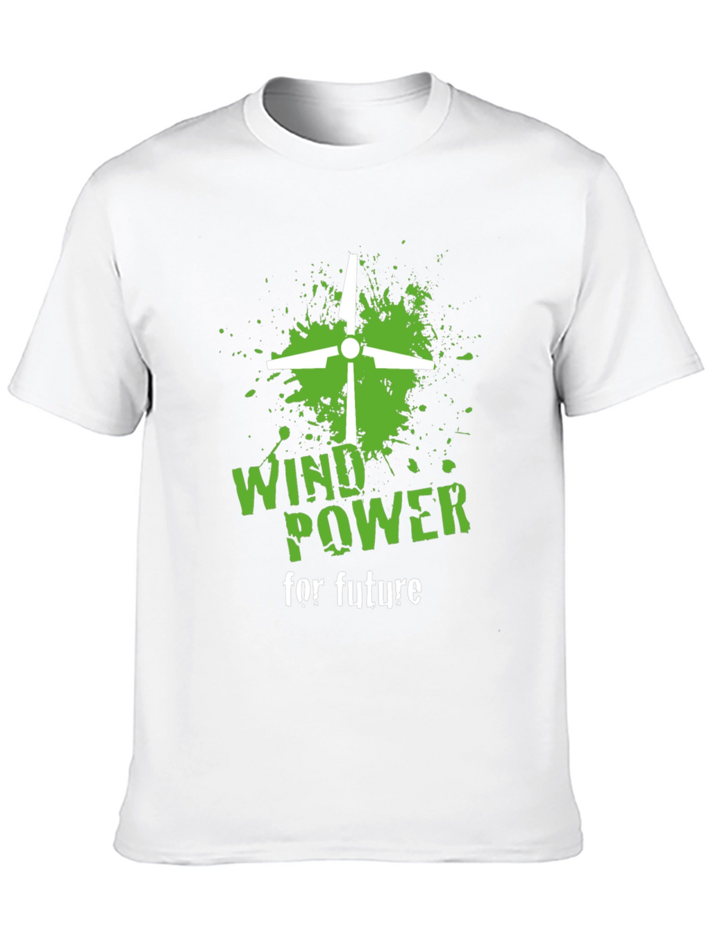Wind Power T-Shirt Eco-Friendly Design