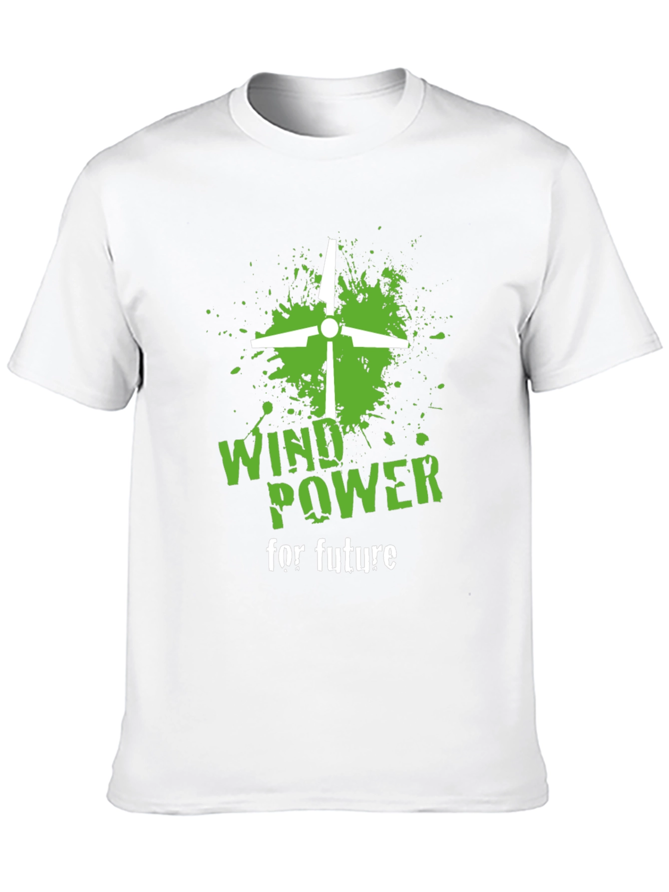 Wind Power T-Shirt Eco-Friendly Design