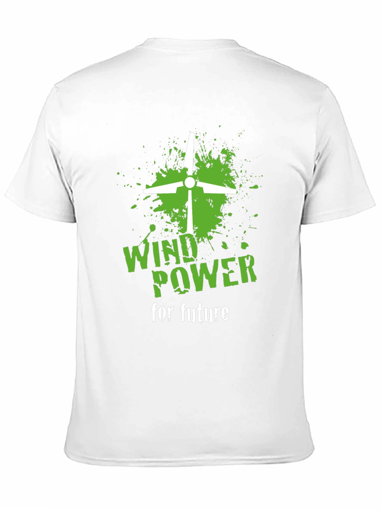 Wind Power T-Shirt Eco-Friendly Design