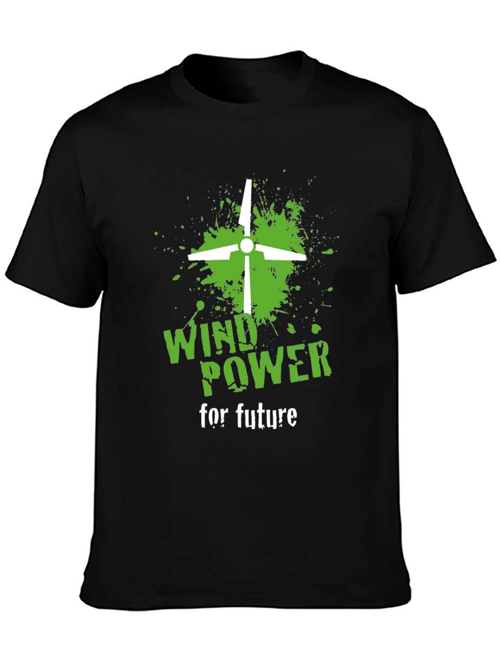 Wind Power T-Shirt Eco-Friendly Design