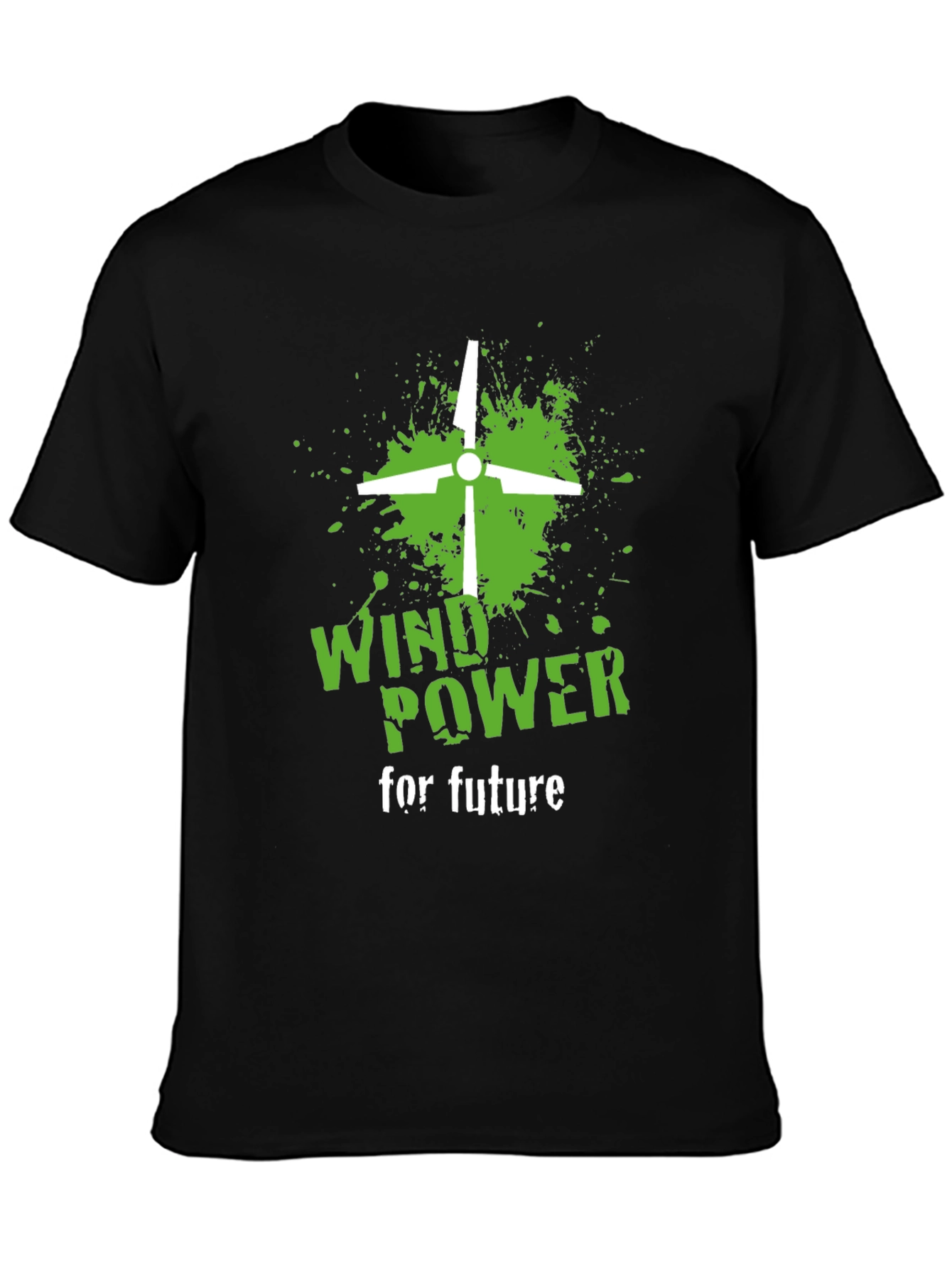Wind Power T-Shirt Eco-Friendly Design