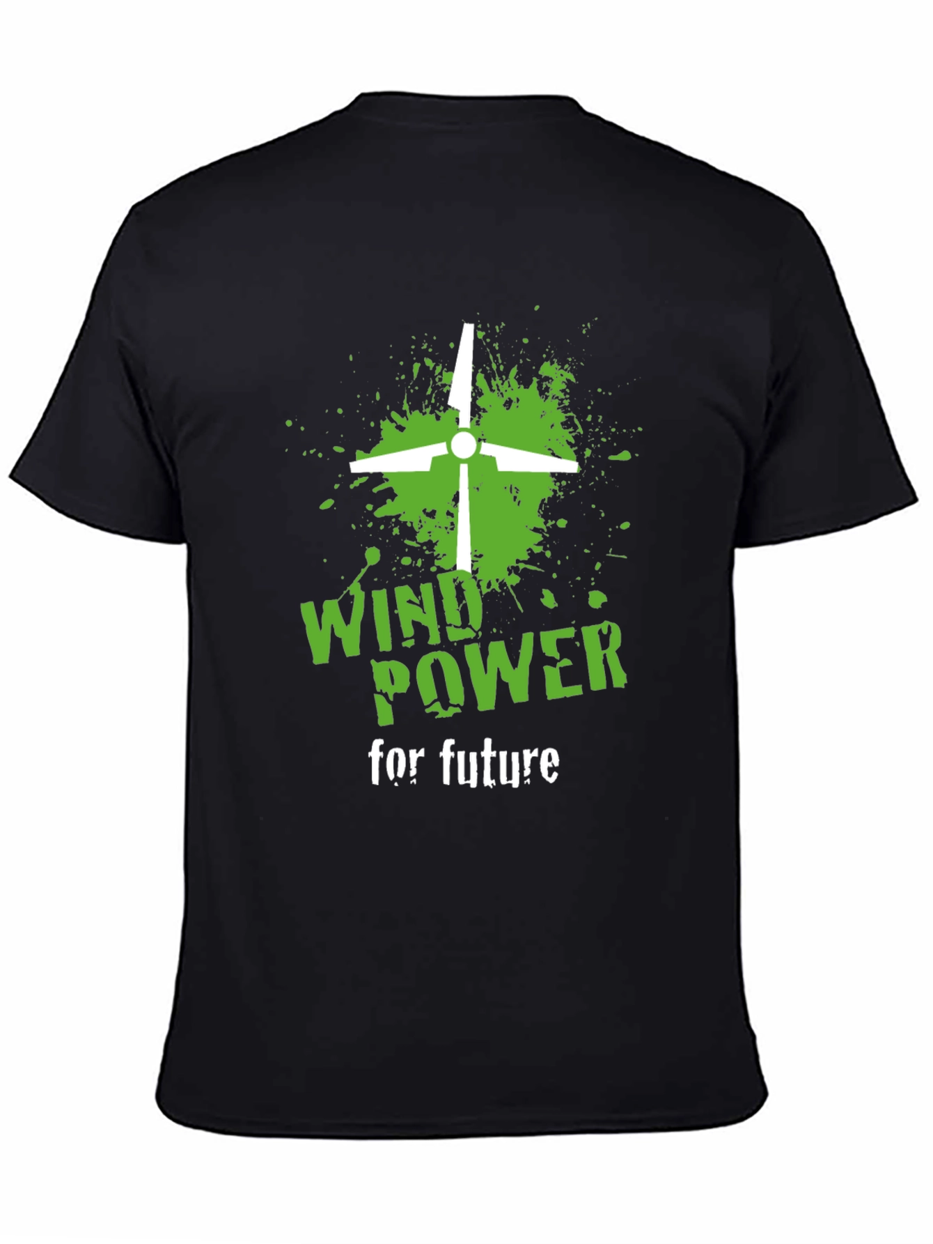 Wind Power T-Shirt Eco-Friendly Design