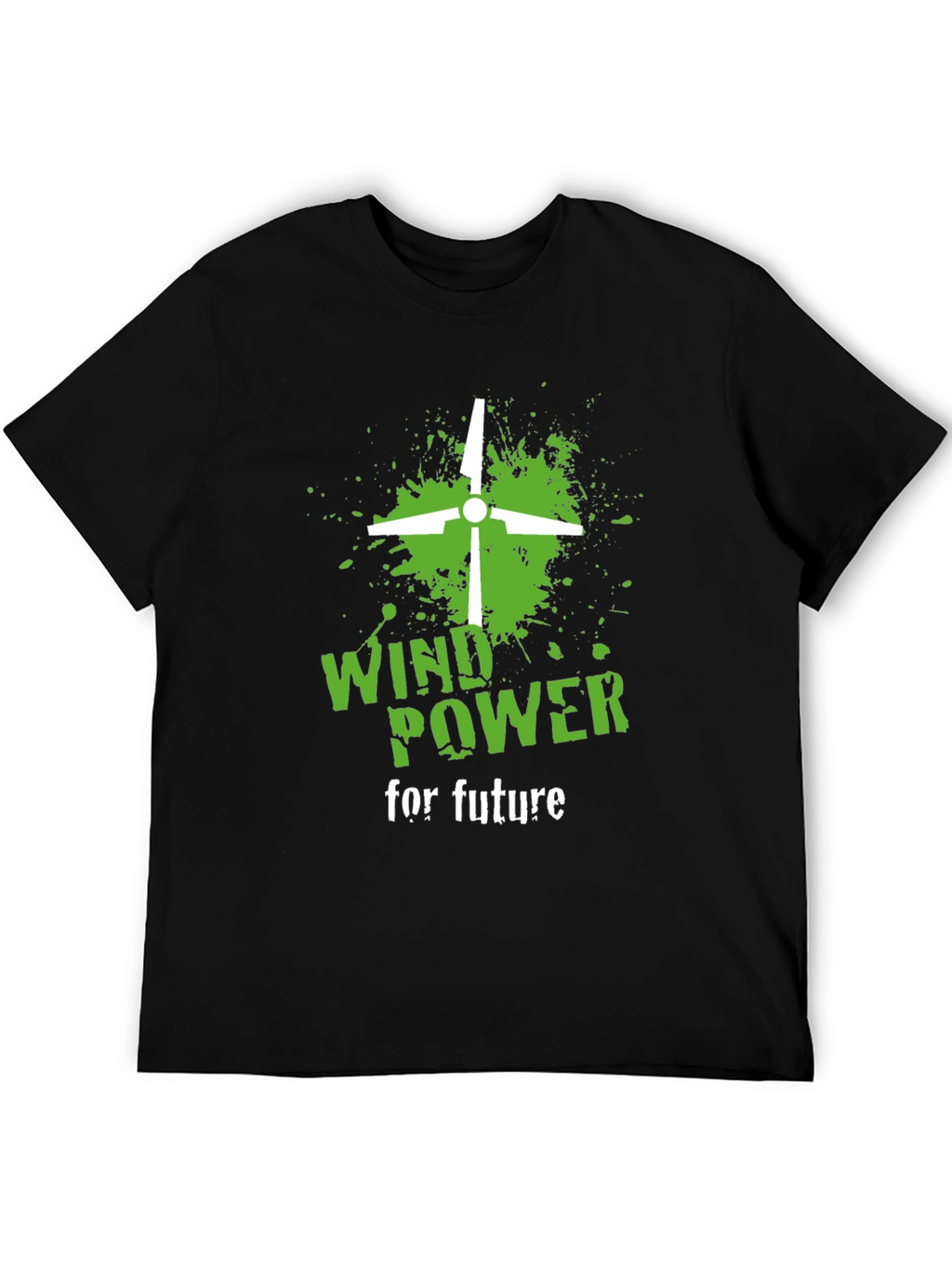 Wind Power T-Shirt Eco-Friendly Design