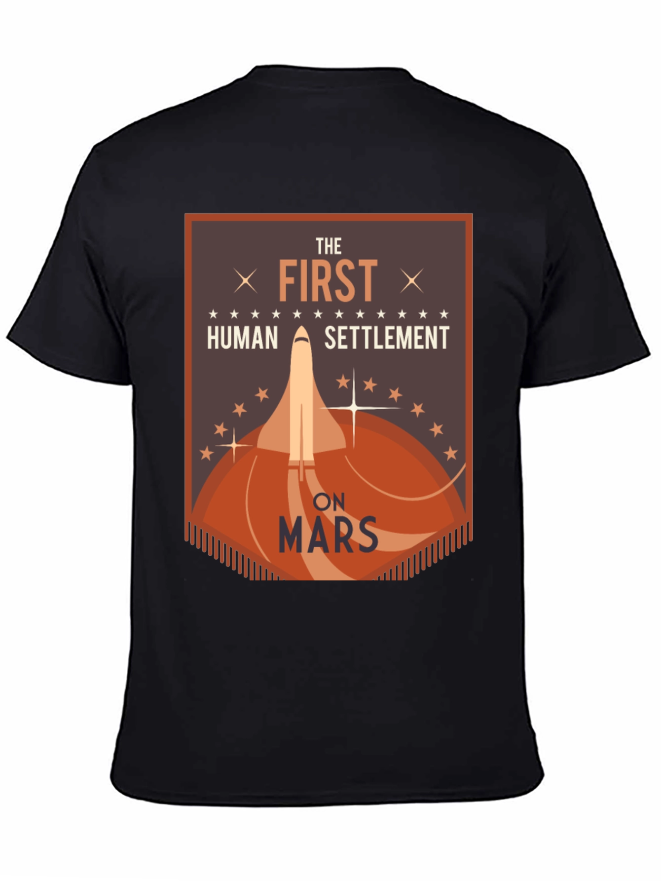 First Human Settlement on Mars Graphic T-Shirt