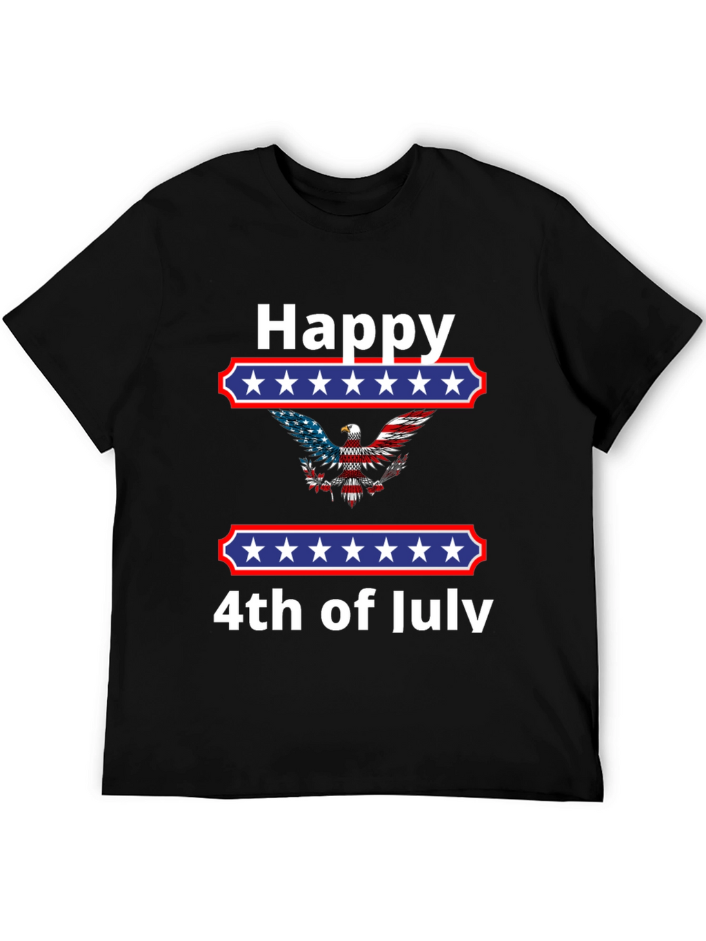 Happy 4th of July Eagle Graphic T-Shirt