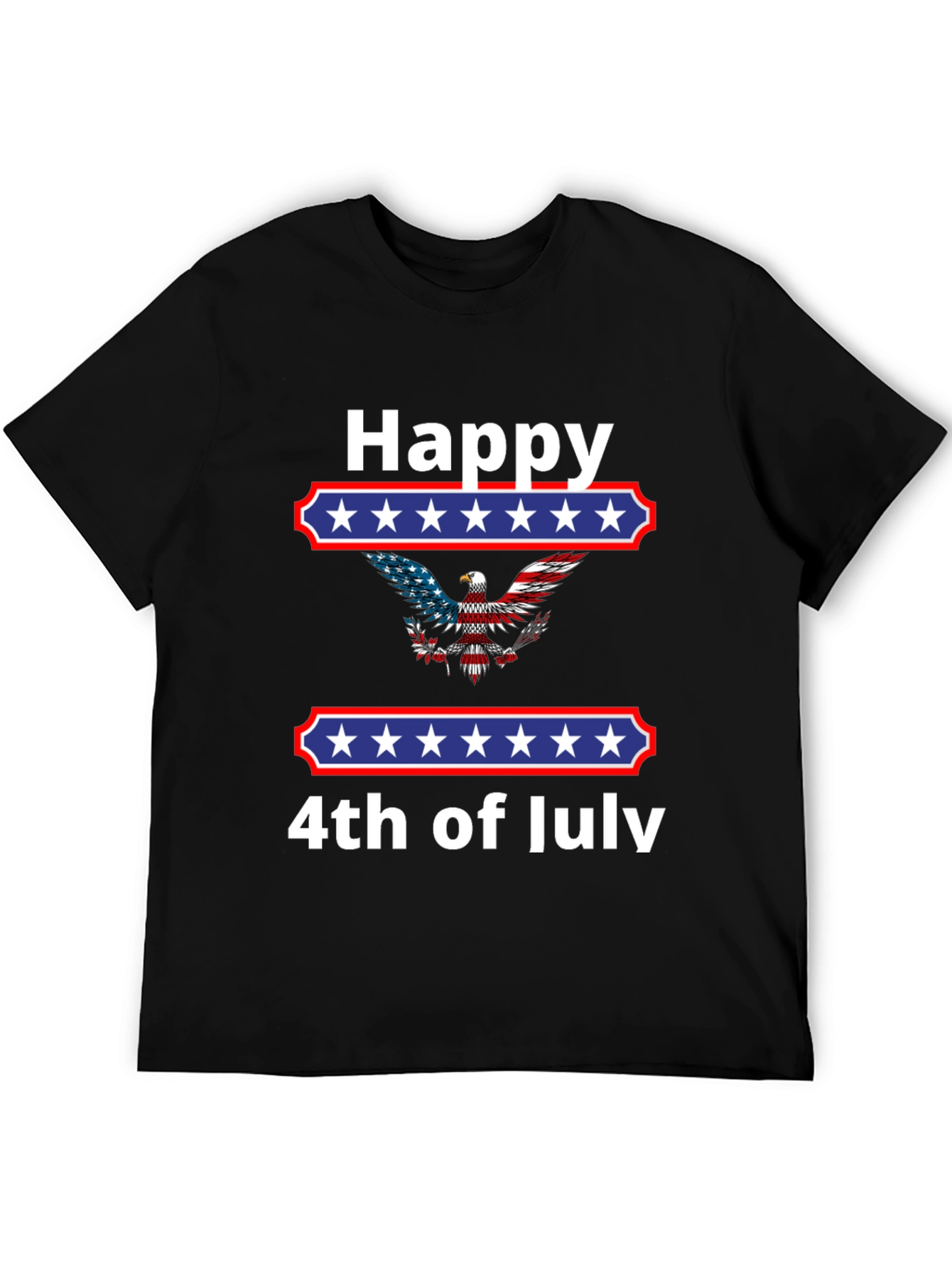Happy 4th of July Eagle Graphic T-Shirt