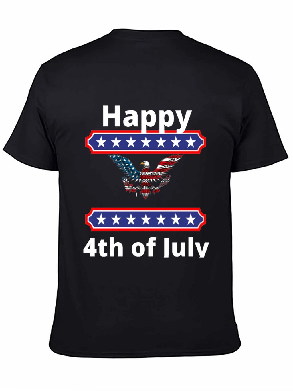 Happy 4th of July Eagle Graphic T-Shirt
