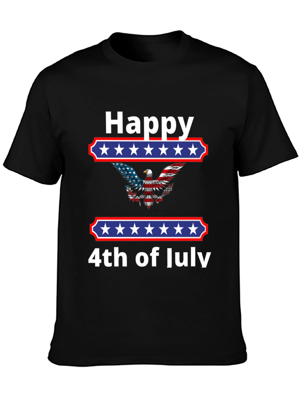 Happy 4th of July Eagle Graphic T-Shirt