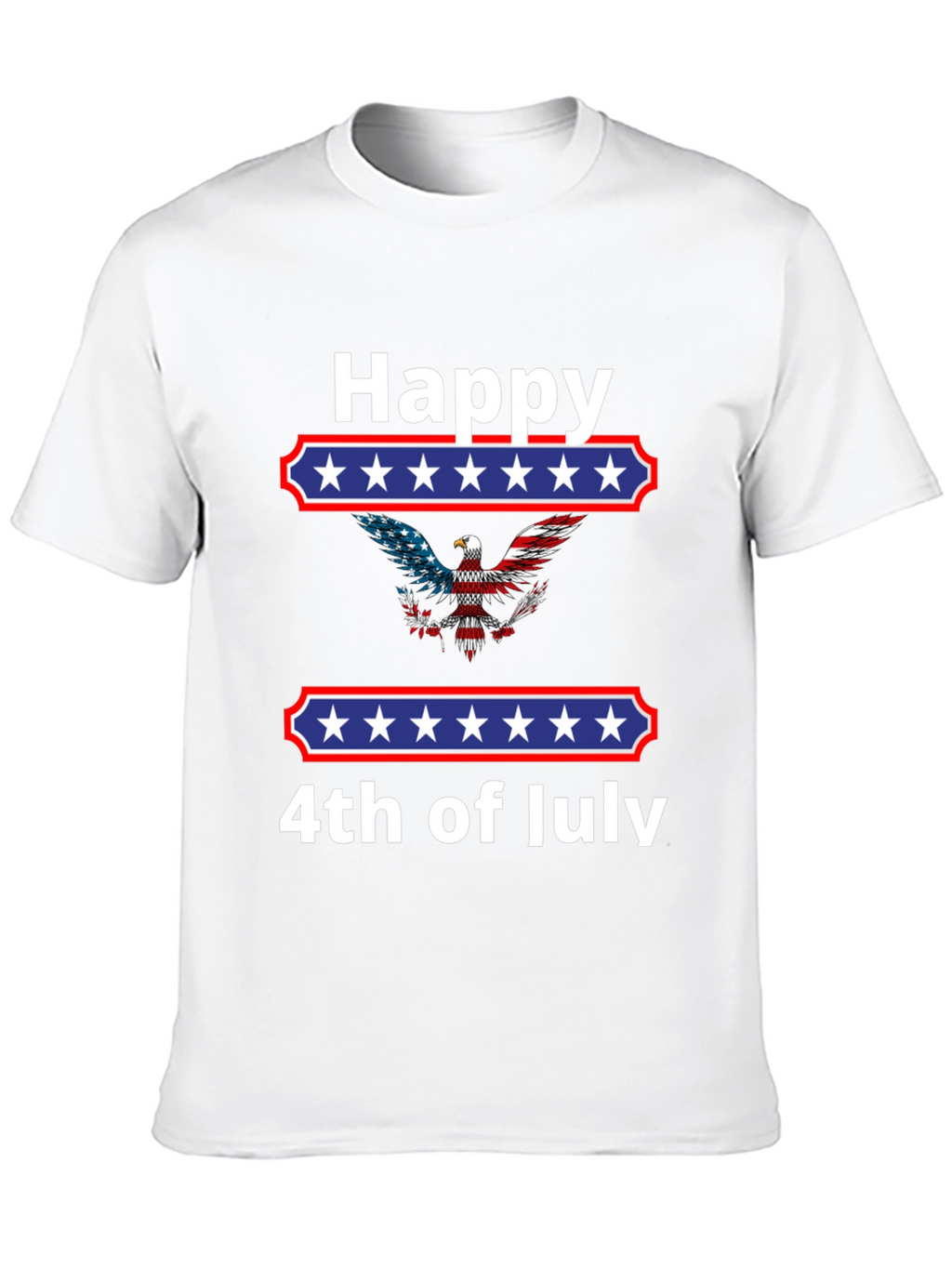 Happy 4th of July Eagle Graphic T-Shirt