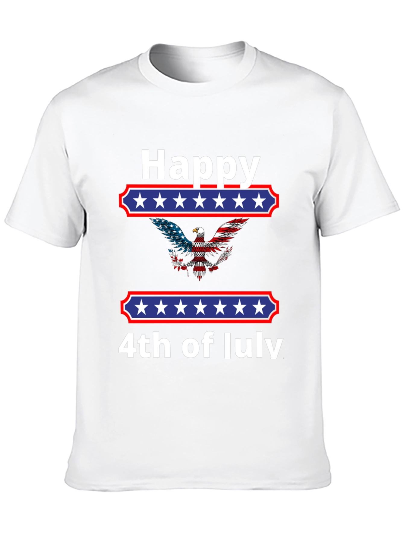 Happy 4th of July Eagle Graphic T-Shirt