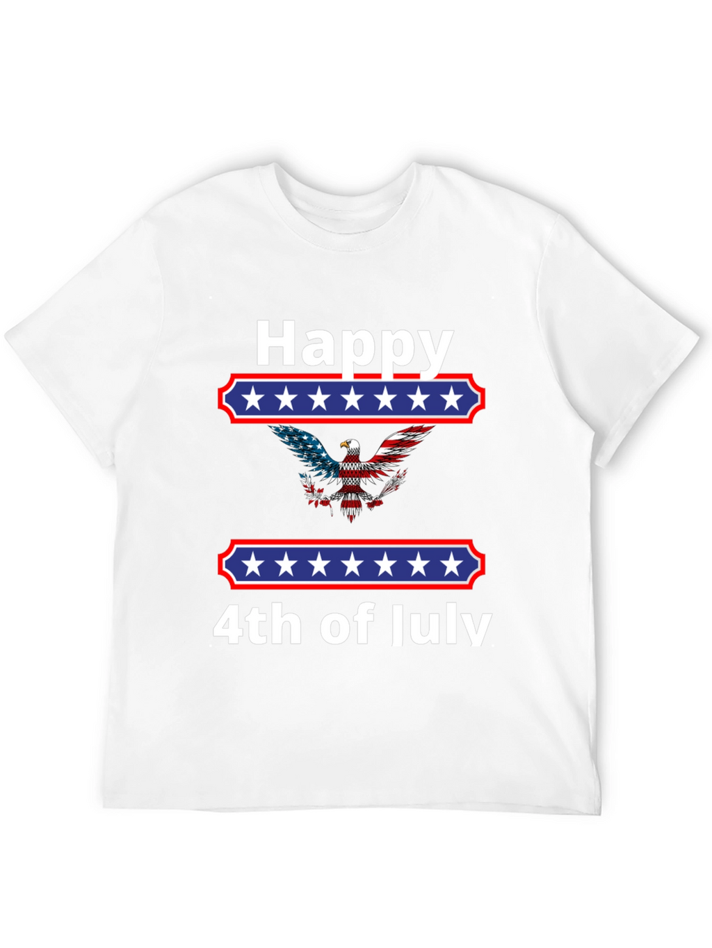 Happy 4th of July Eagle Graphic T-Shirt
