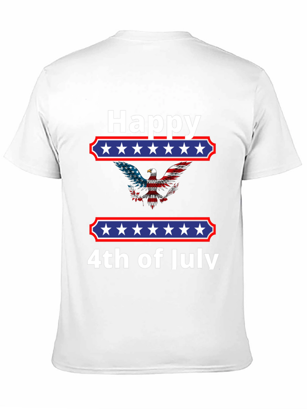 Happy 4th of July Eagle Graphic T-Shirt