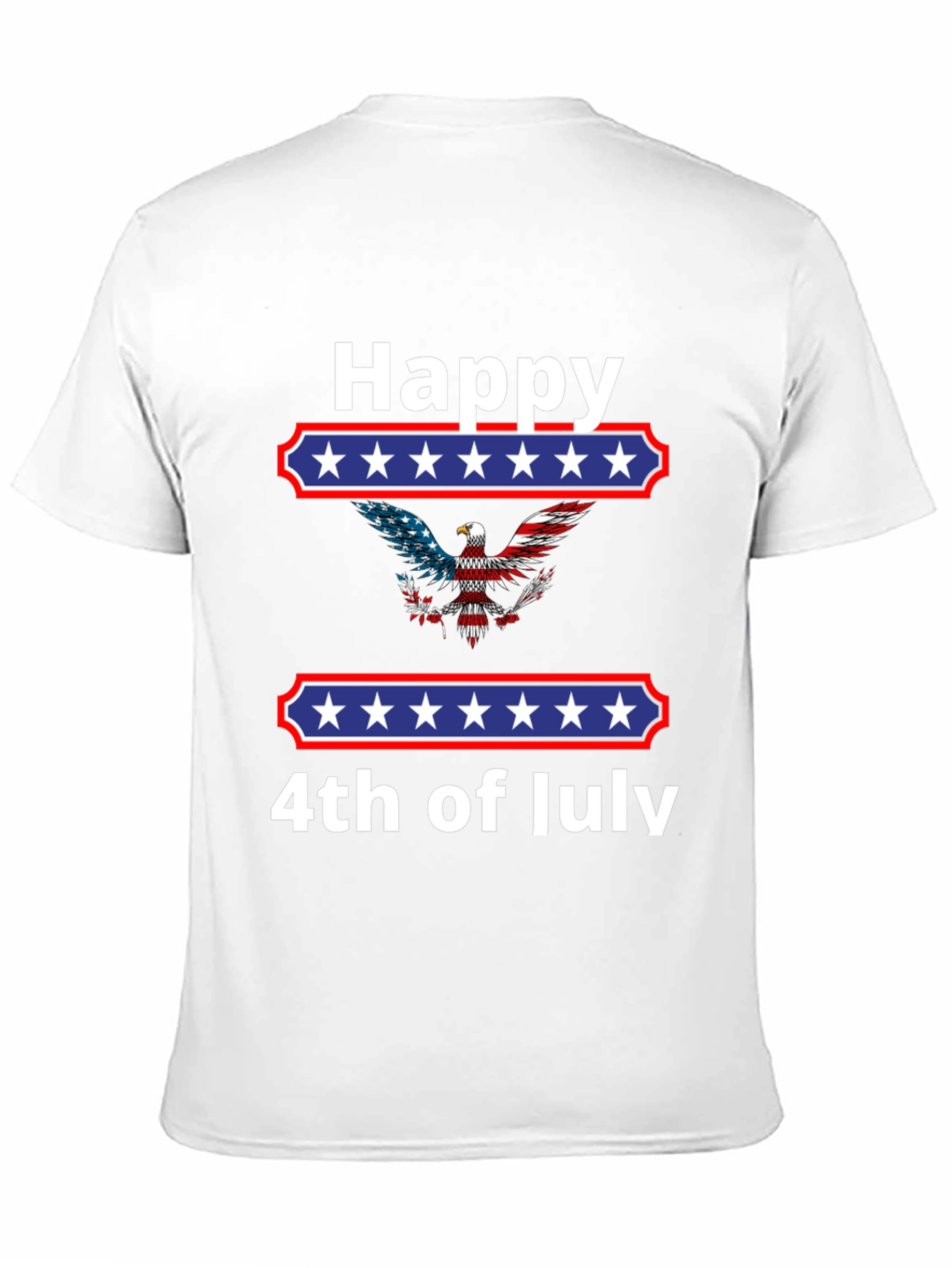 Happy 4th of July Eagle Graphic T-Shirt