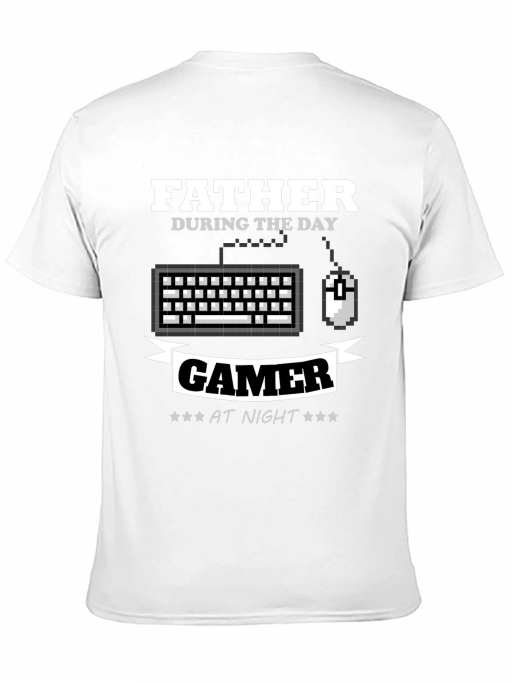 Father Gamer T-Shirt - Day/Night Design