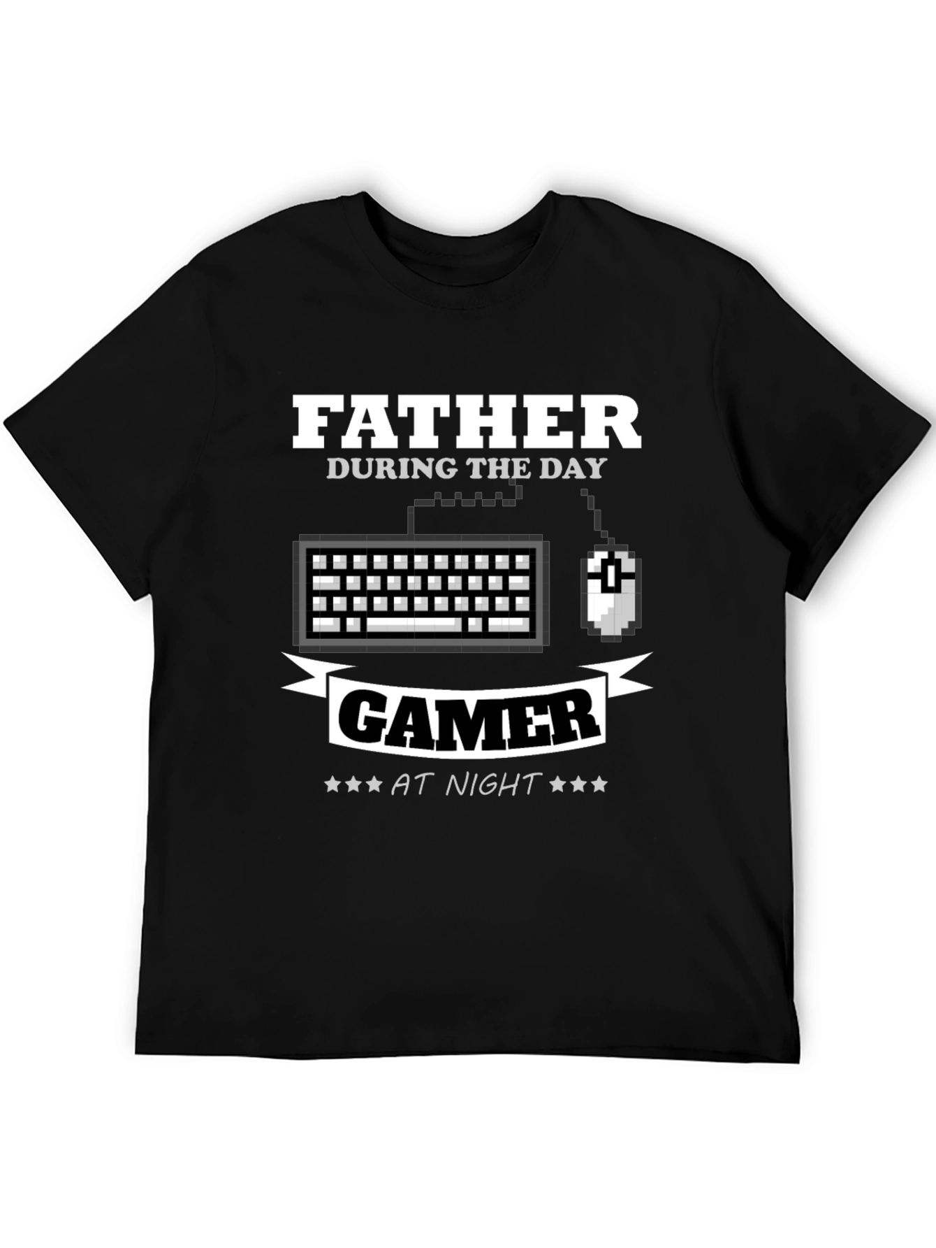 Father Gamer T-Shirt - Day/Night Design