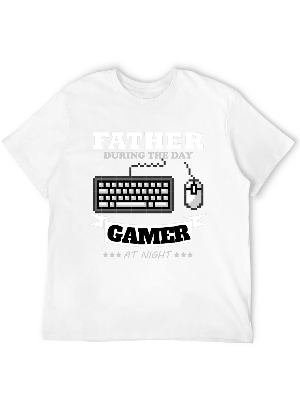 Father Gamer T-Shirt - Day/Night Design