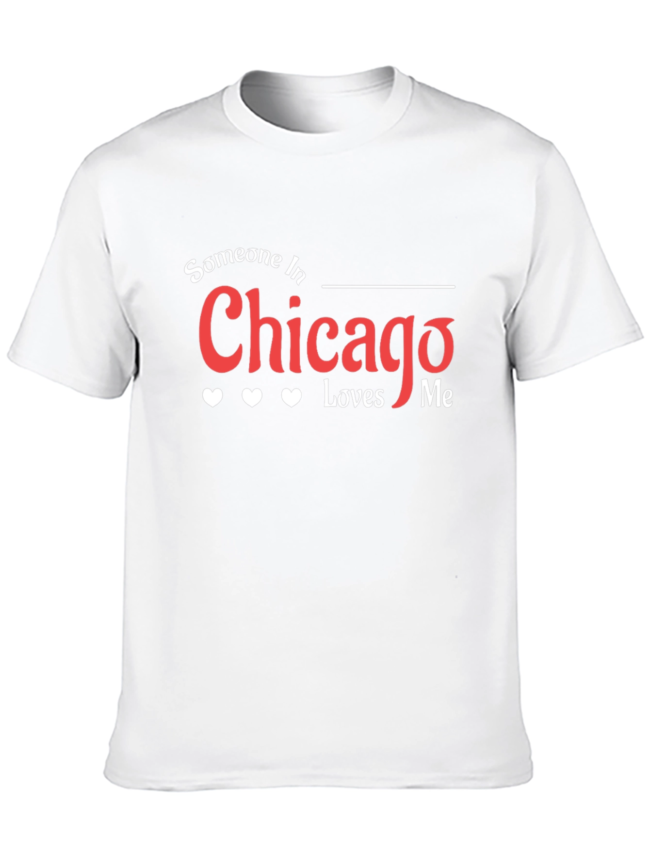 Someone in Chicago Loves Me Black T-Shirt