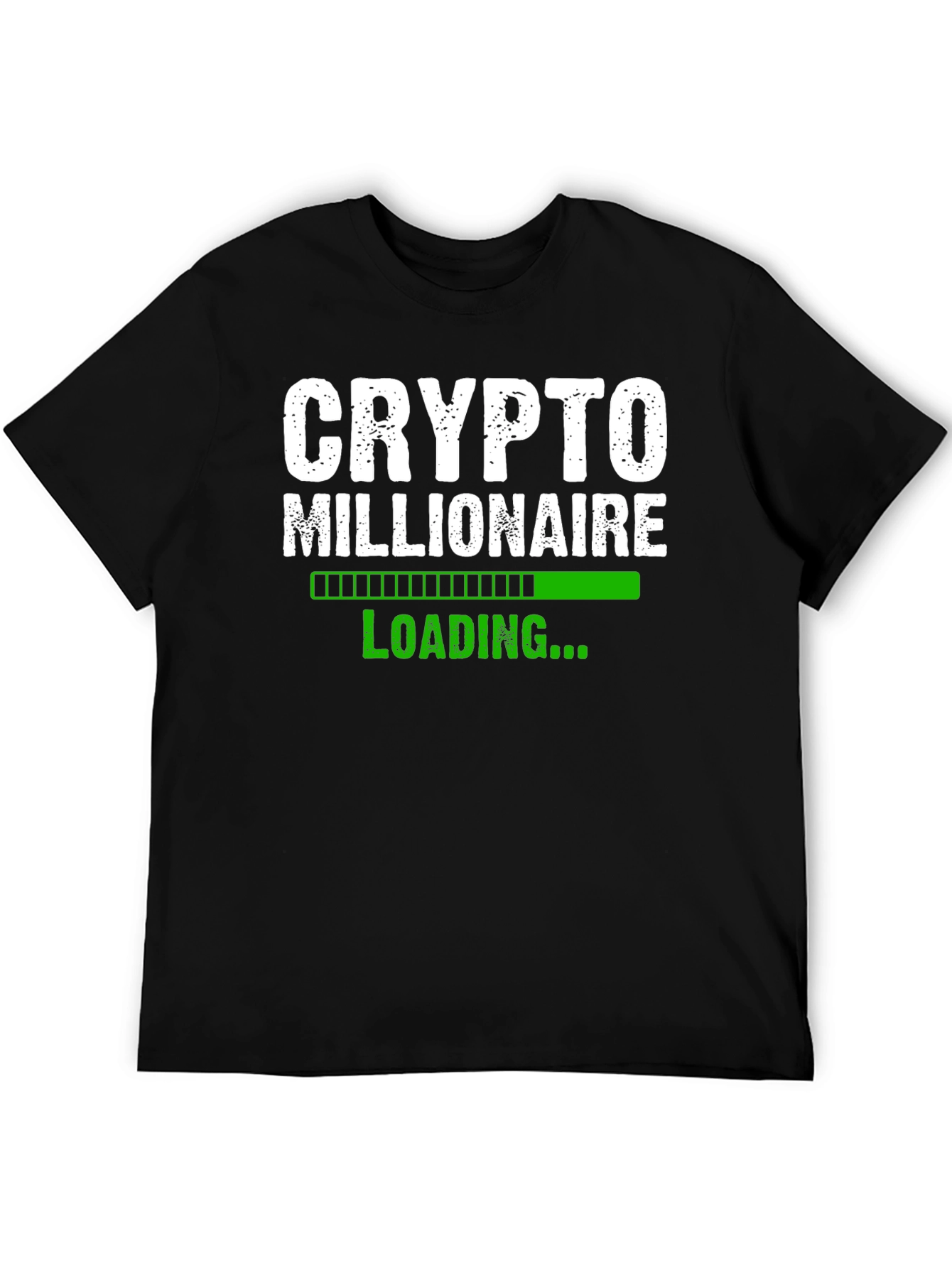 Crypto Millionaire Loading T-Shirt - Black