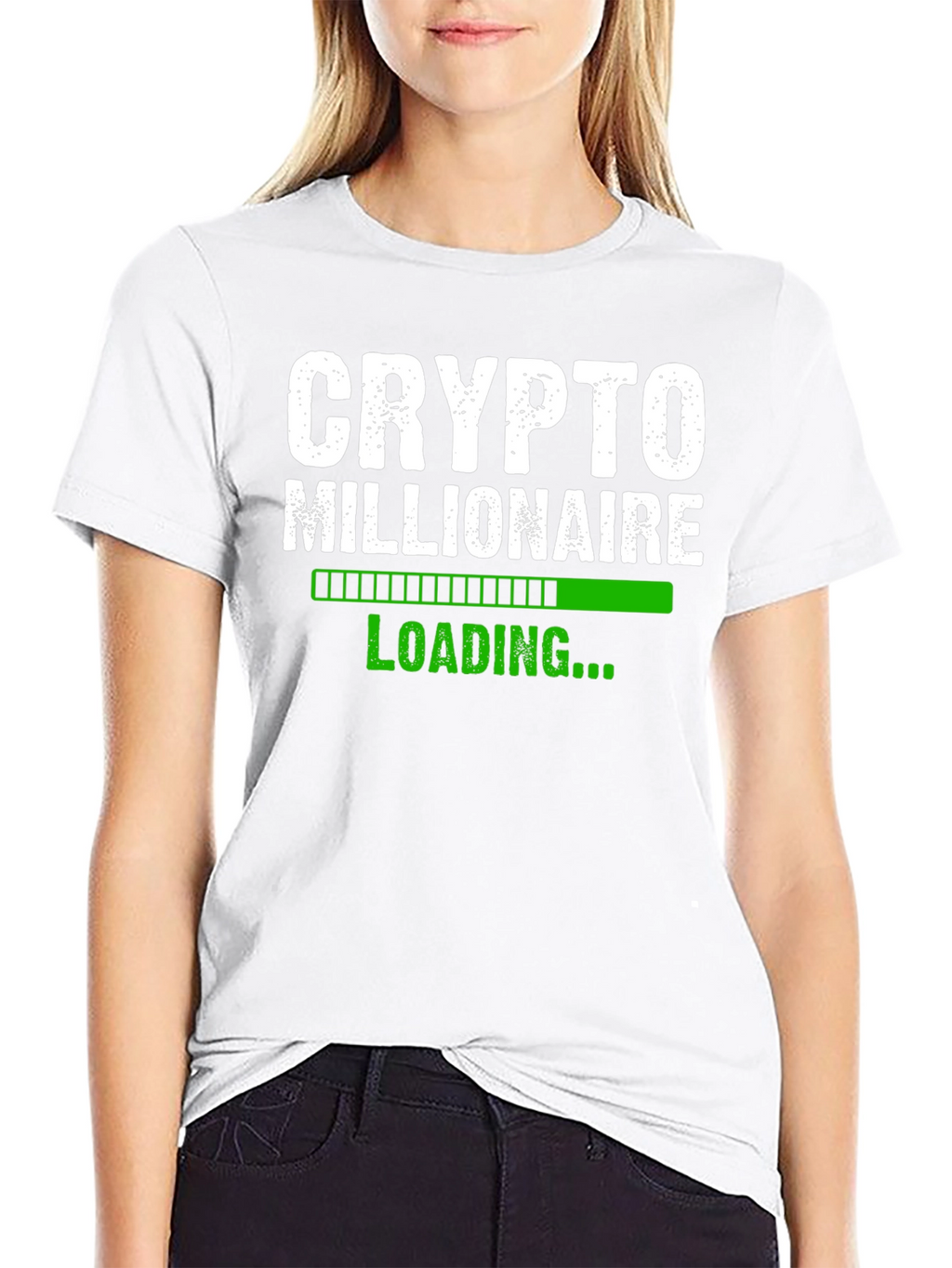 Crypto Millionaire Loading T-Shirt - Black