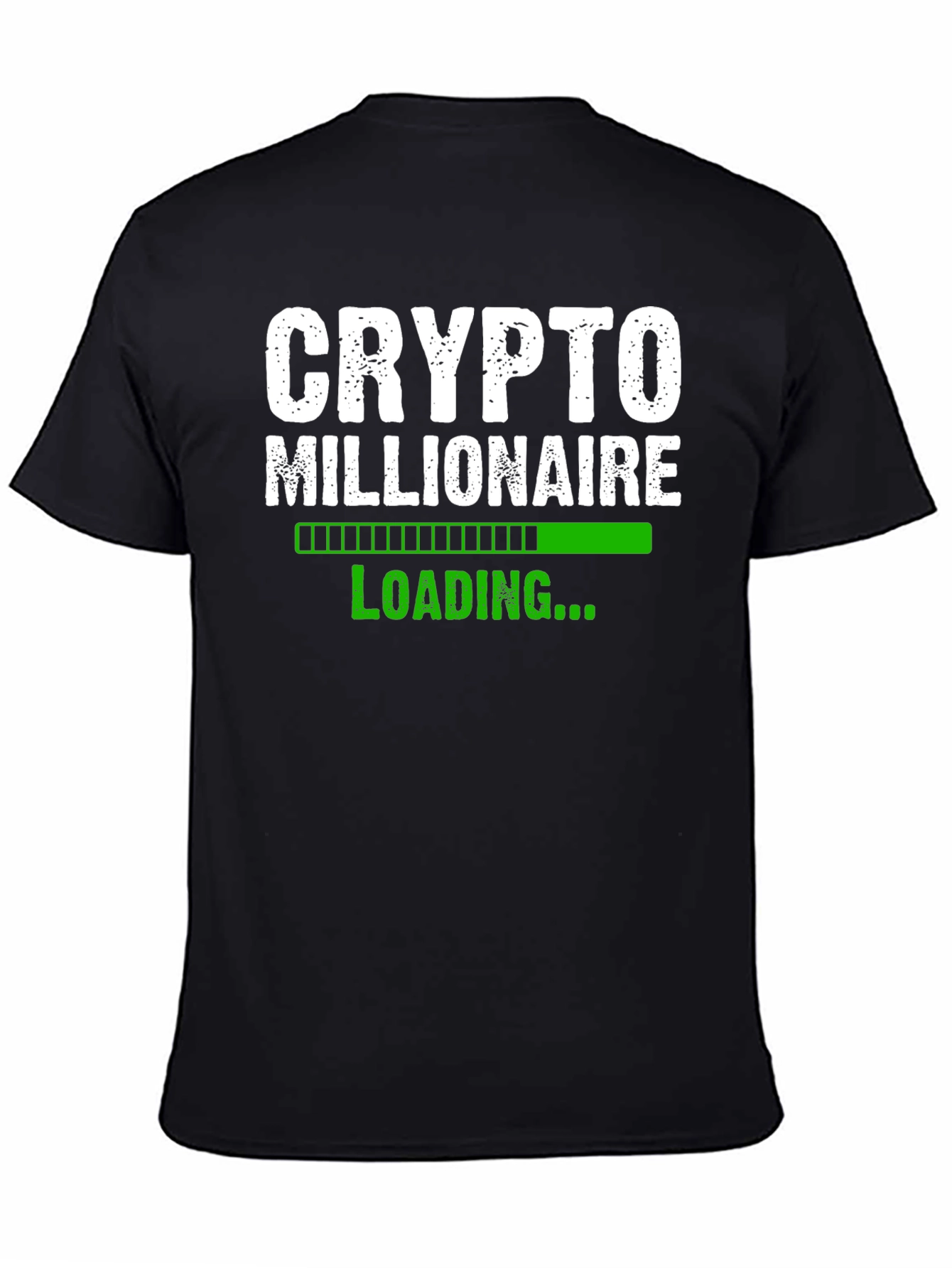 Crypto Millionaire Loading T-Shirt - Black