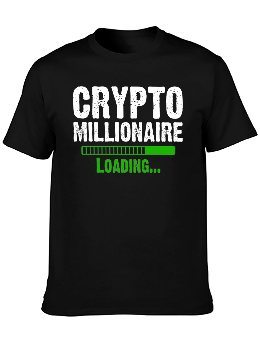 Crypto Millionaire Loading T-Shirt - Black