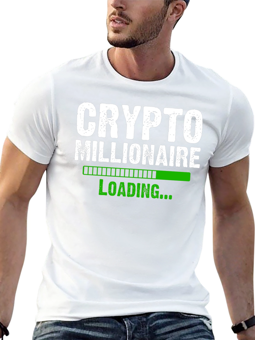 Crypto Millionaire Loading T-Shirt - Black