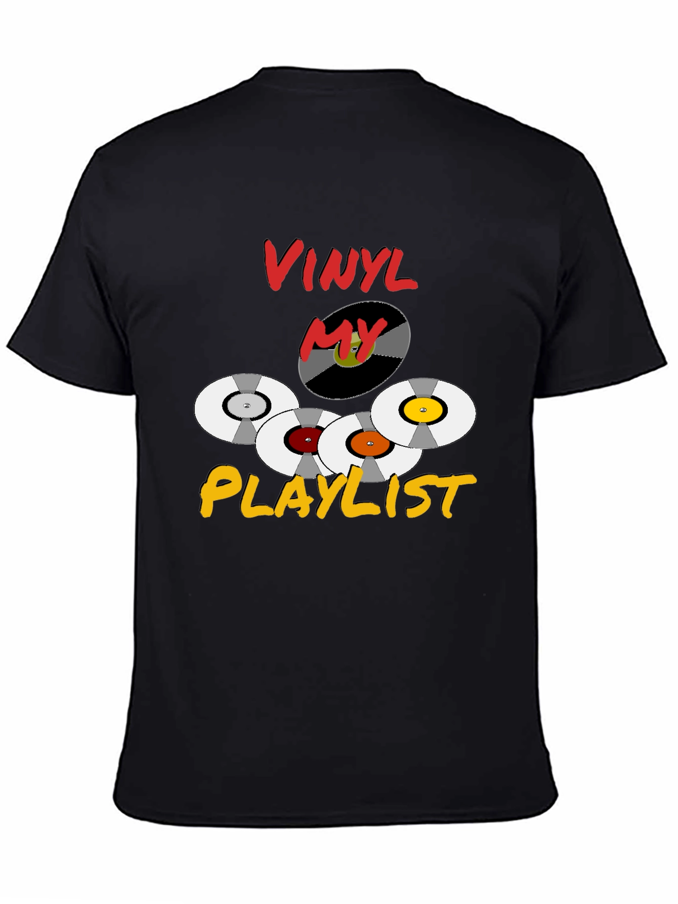 Vinyl Playlist T-Shirt - Retro Music Lover Tee