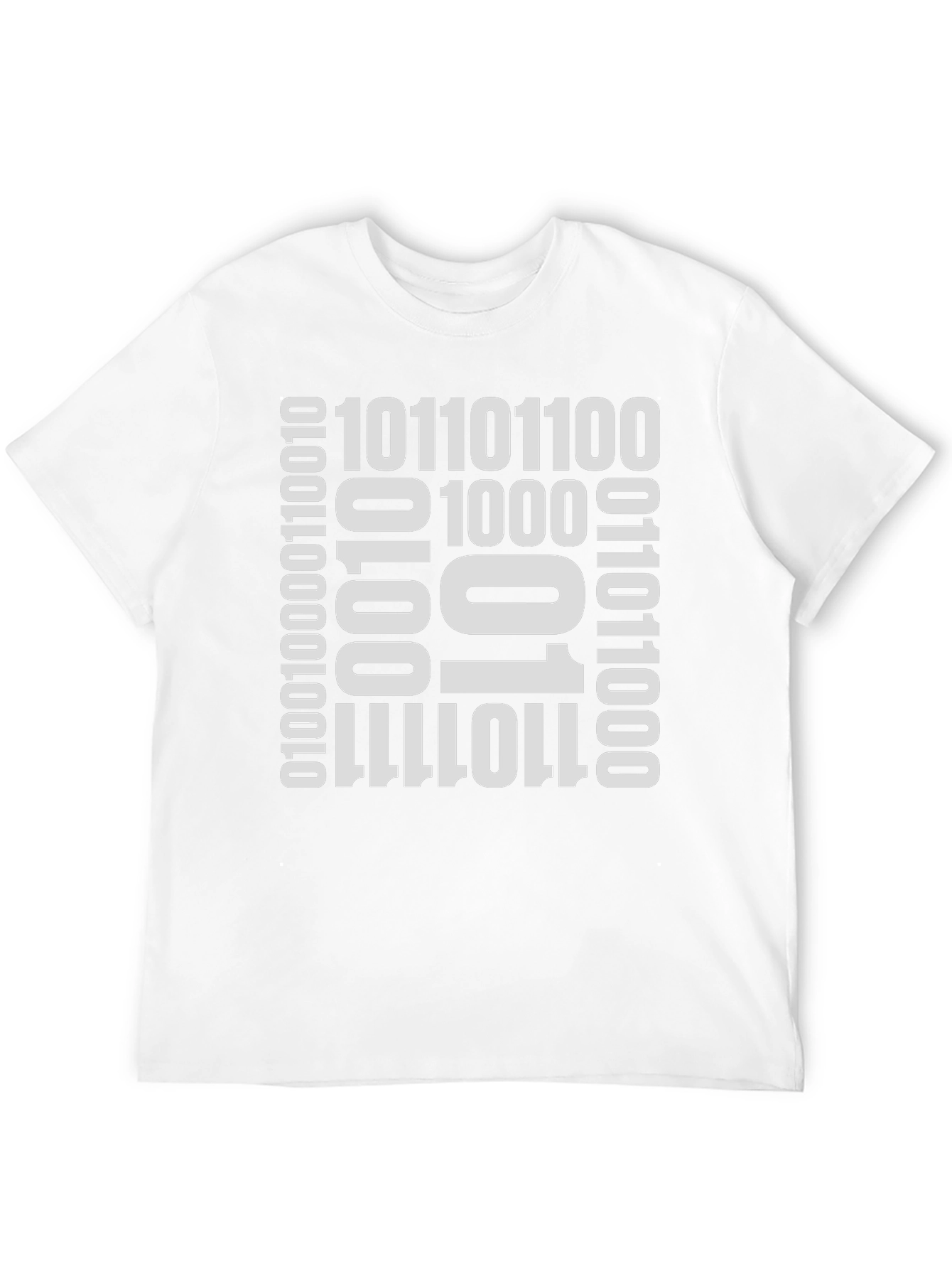 Binary Code Graphic Tee - Geeky Style