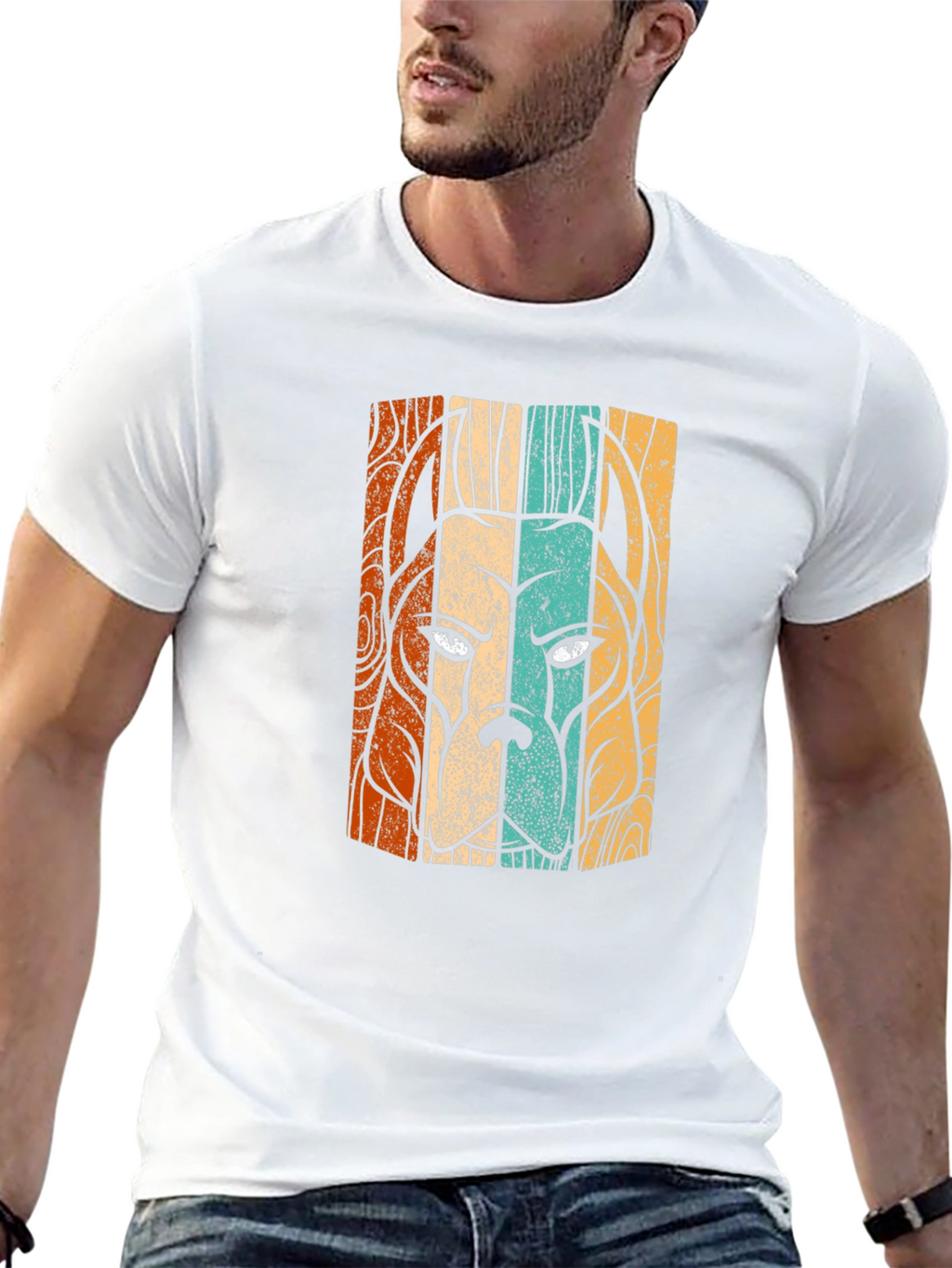 Retro Dog Breed Graphic Tee - Black Cotton Shirt