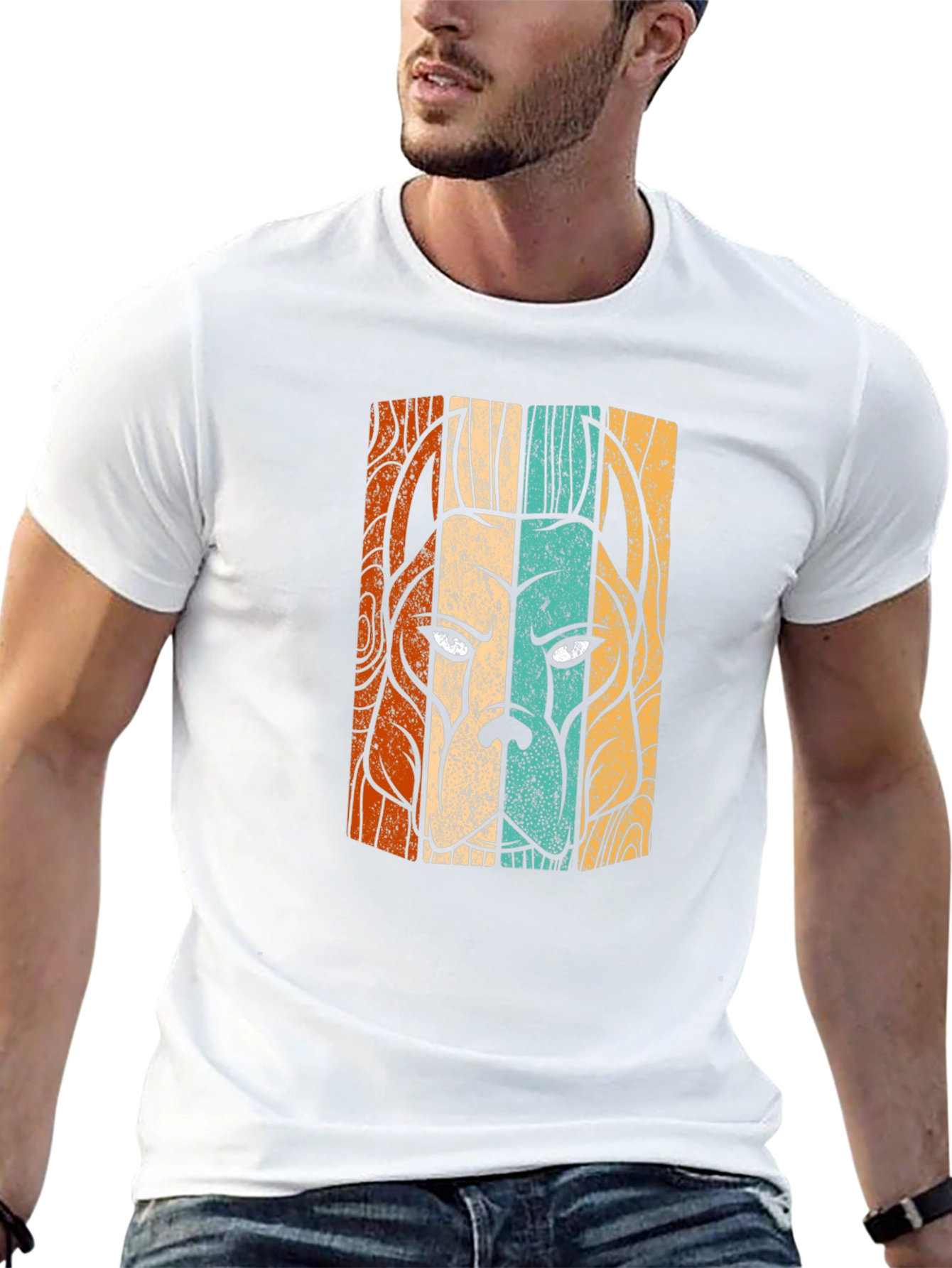 Retro Dog Breed Graphic Tee - Black Cotton Shirt