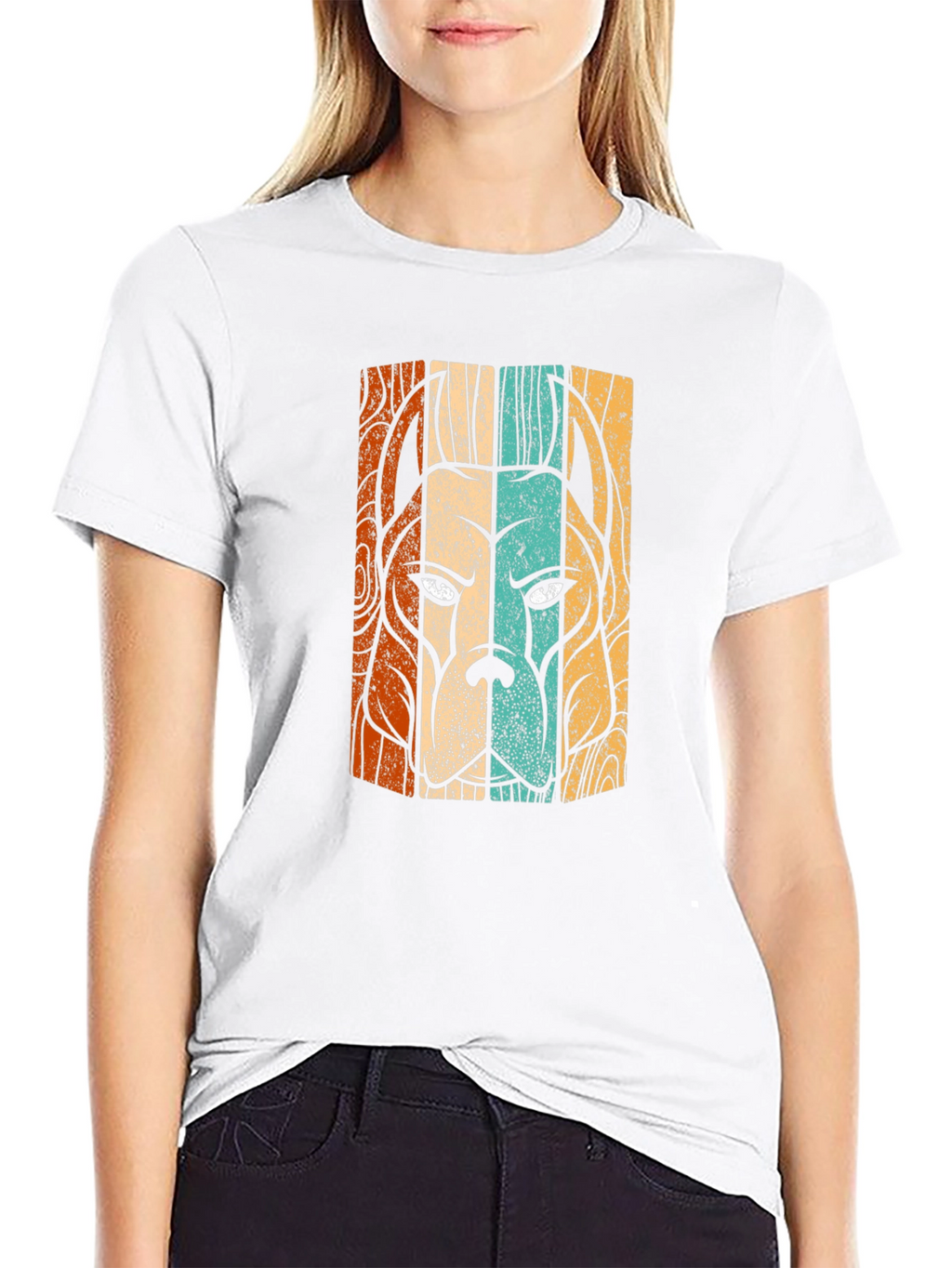 Retro Dog Breed Graphic Tee - Black Cotton Shirt
