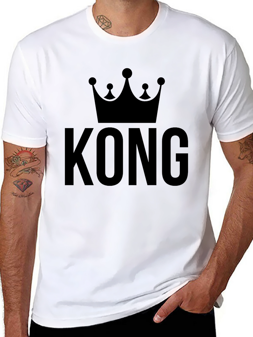 King Kong Crown T-Shirt - Black