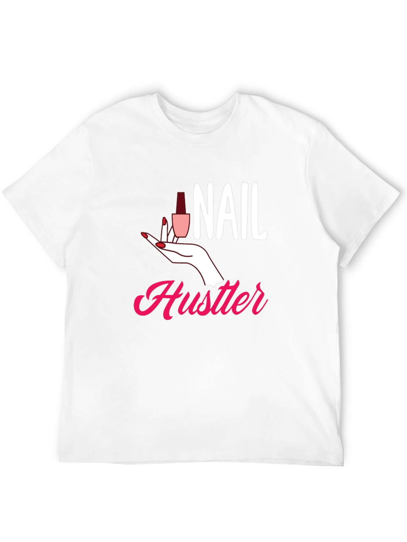 Nail Hustler Graphic Tee - Manicure Lovers T-Shirt