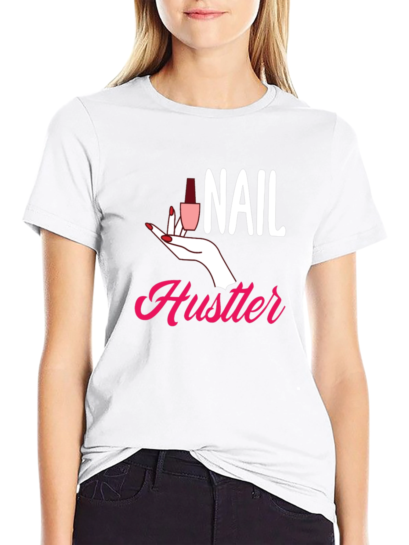 Nail Hustler Graphic Tee - Manicure Lovers T-Shirt