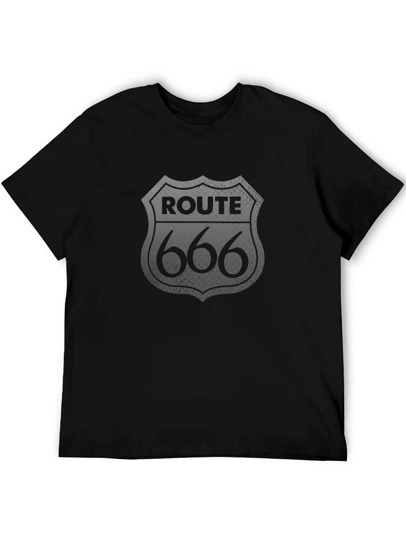 Route 666 Graphic T-Shirt - Classic Black Tee