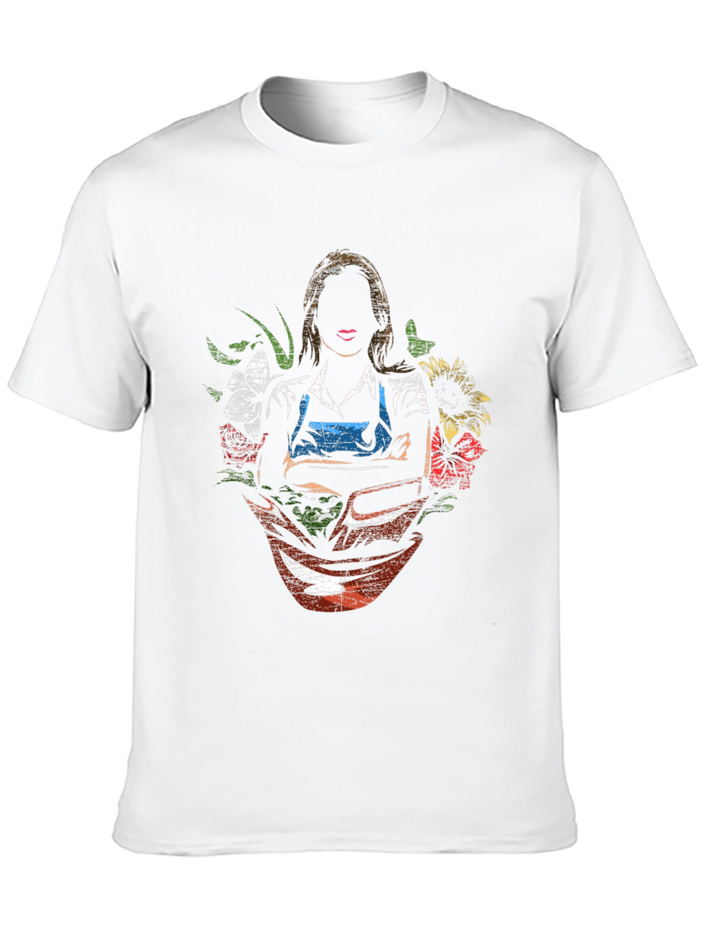 Floral Gardener Graphic T-Shirt