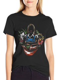Floral Gardener Graphic T-Shirt