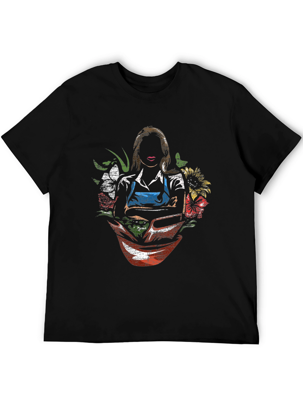 Floral Gardener Graphic T-Shirt