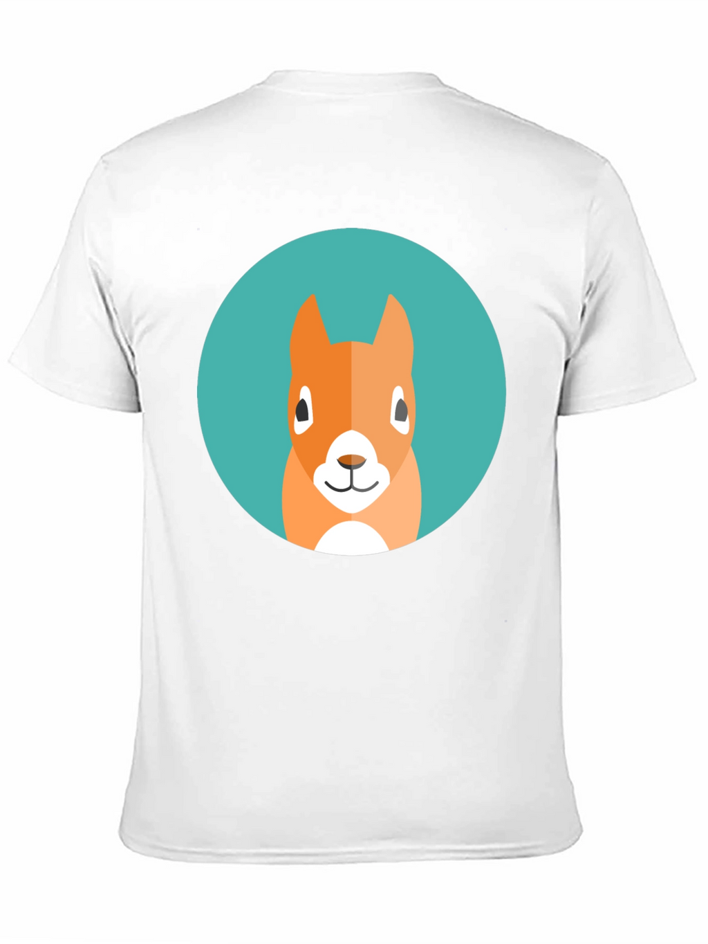 Squirrel Graphic Tee - Casual Black T-Shirt