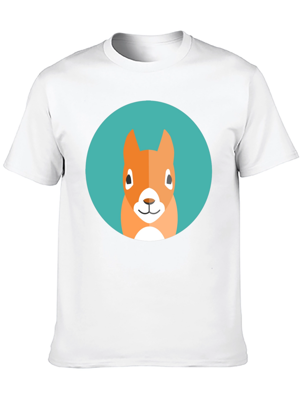 Squirrel Graphic Tee - Casual Black T-Shirt